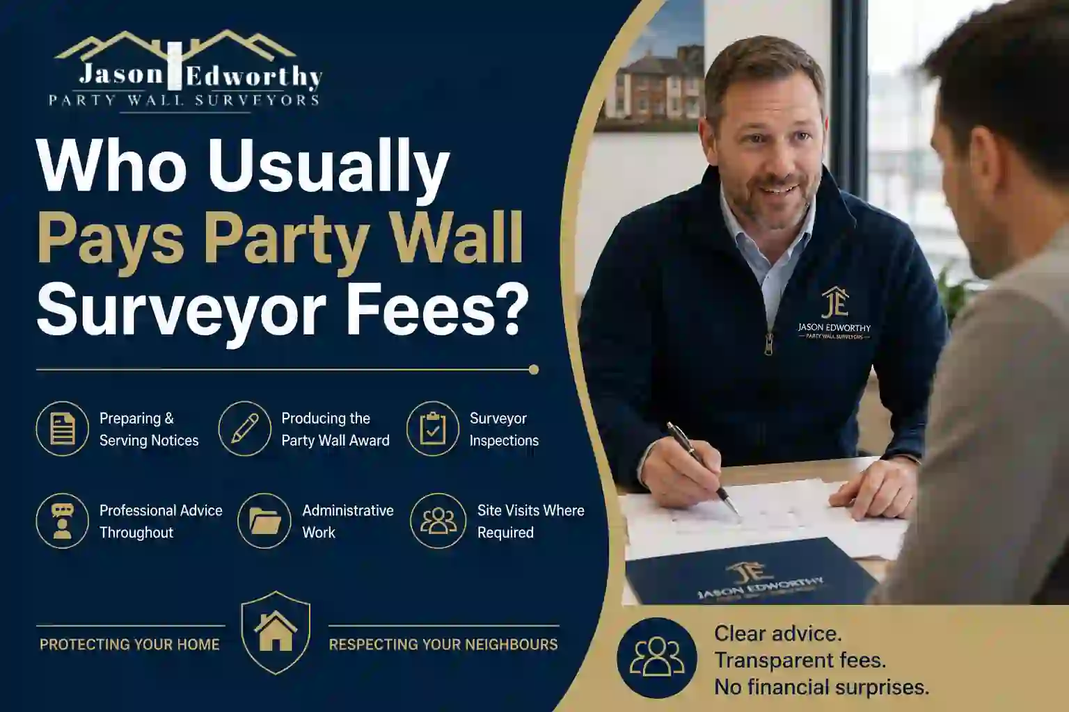 Who Usually Pays Party Wall Surveyor Fees Halesowen?
